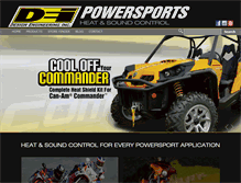 Tablet Screenshot of deipowersports.com